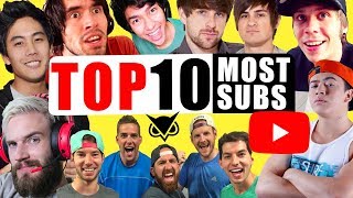 top 10 most subscribed channels on youtube 2018