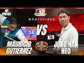 JUNG HAN HEO VS MAURICIO GUTIERREZ / 40 puntos /PARTIDA HISTORICA en MONTEVIDEO.