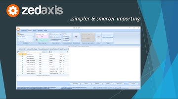 Import into QuickBooks Online using Zed Axis