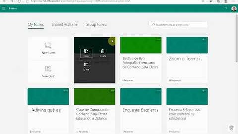 Microsoft FORMS: Crear Grupos para Organización
