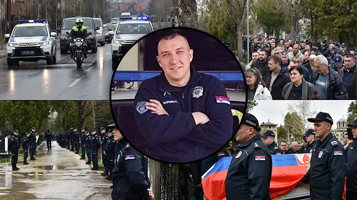 SAHRANA IVANA ĐURĐEVCA: UBIJENOG POLICAJCA U ZAJEČARU