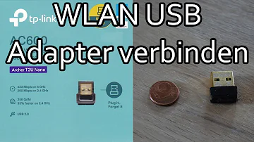 Wie installiere ich einen WLAN USB-Stick?