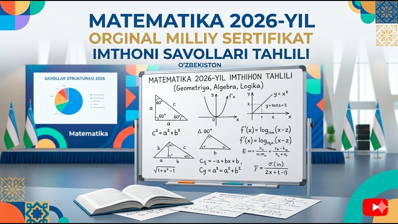 28.02.2026 orginal matematika milliy sertifikat yechimlari 28-fevral 1-smena