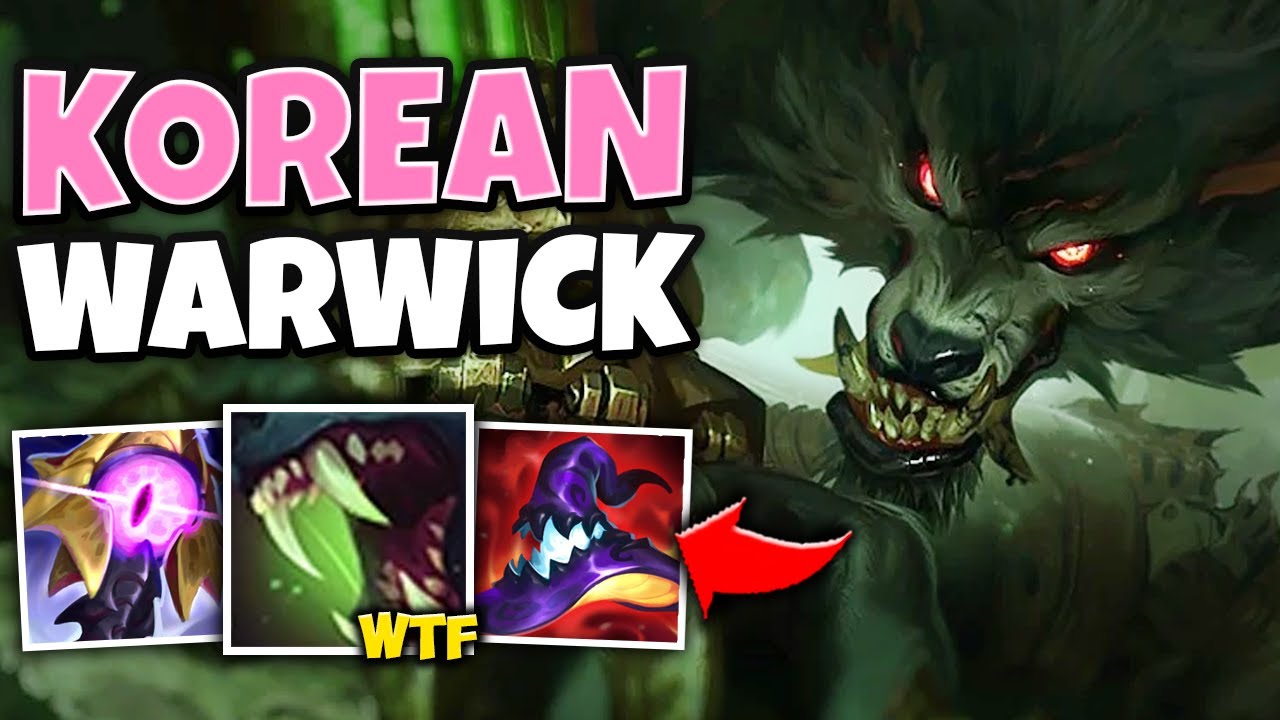 THIS KOREAN WARWICK BUILD ONE-SHOTS WITH Q! (AND HEALS) - League of Legends