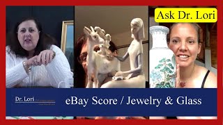 eBay Jewelry Score | Glass, Lladro Figurine, Limoges Plates, More Appraised | Ask Dr. Lori LIVE