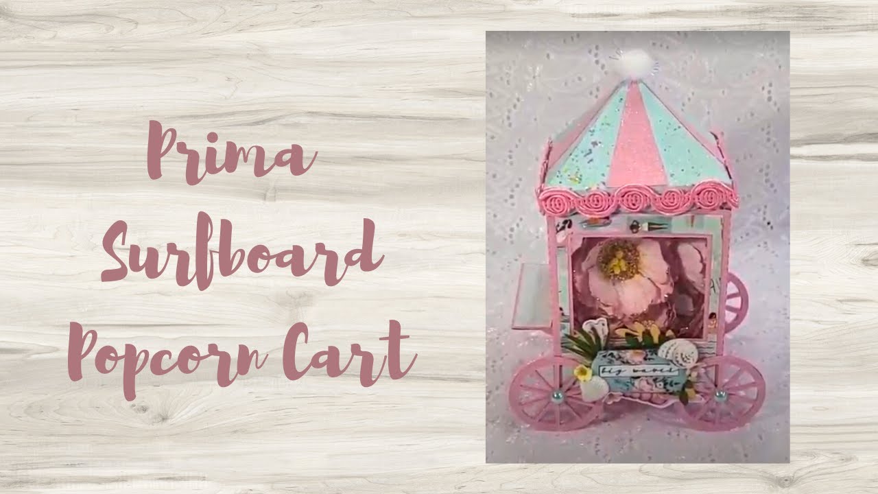 Prima Surfboard Popcorn Cart