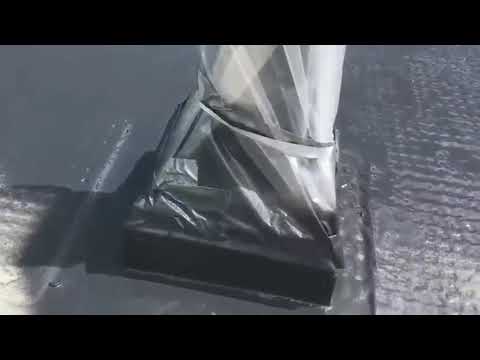 Rocathaan HotSpray — Seamless Polyurea Membrane Detail