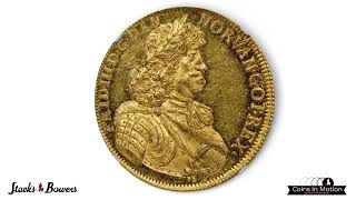 DENMARK. Portugaloser (10 Ducat), ND (1668-69). Copenhagen Mint. Frederik III. NGC MS-63★.