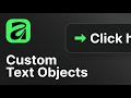 How to Add Custom Text Objects in Affinity 3