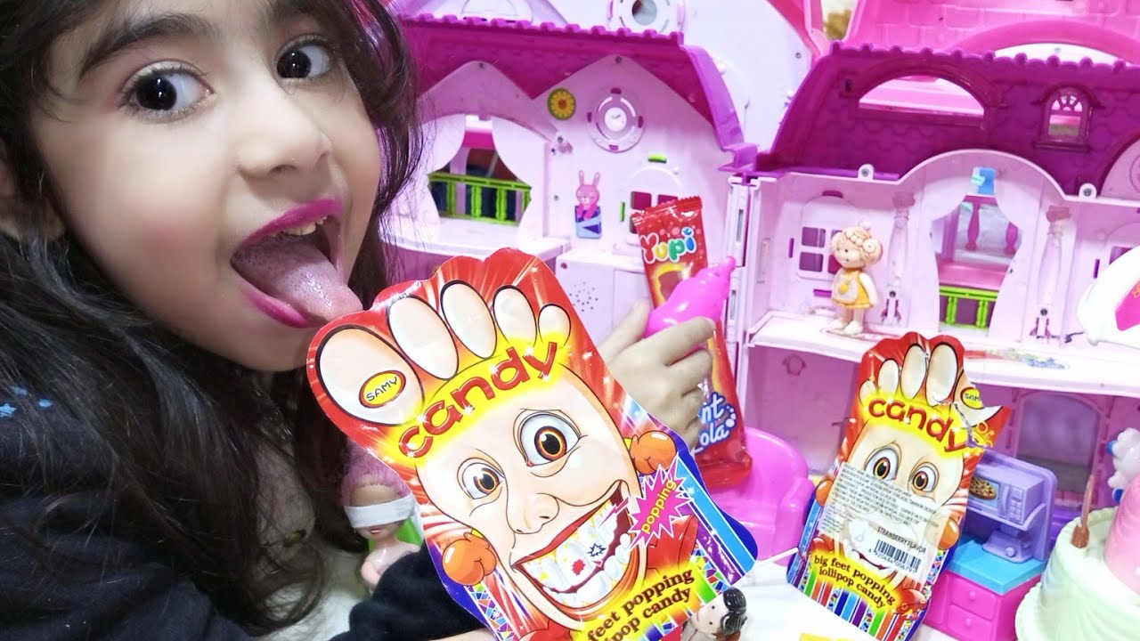 لولي مع مصاصة جنه ورؤي-العاب بنات-جنه ورؤي-شفا-عائلة عمر