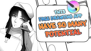 I Tried Making a Webtoon in Krita (Free Drawing App Challenge part 2) screenshot 3