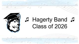 2026 Hagerty High School Band - Senior Slideshow