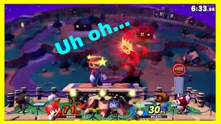 CLIP: INSANE Reverse 3 Stock in Competitive Smash Ultimate!
