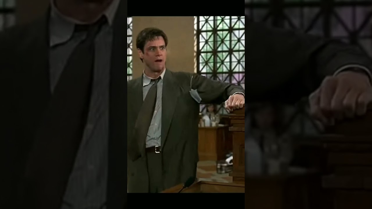 Jim Carrey bothered his own witness | Liar Liar | Funny Court scene |