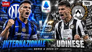 WATCH | Internazionale Vs Udinese LIVE | Serie A 2026-27 | Inter Milan Vs Udinese | LIVE