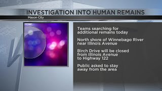 Police to search site where human remains were found in Mason City