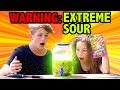 WORLD'S MOST SOUR DRINK! (MattyBRaps vs Olivia Haschak)