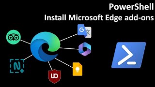 powershell: install microsoft edge add-ons