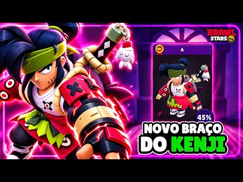 Novo braço do Kenji 🔥 Dia da HIPERCARGA ATIVADA no Brawl Stars