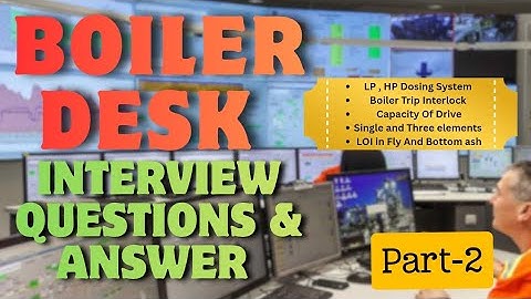 Boiler Desk Interview Questions & Answers (Part 2) | Advanced Power Plant Operation Q&A