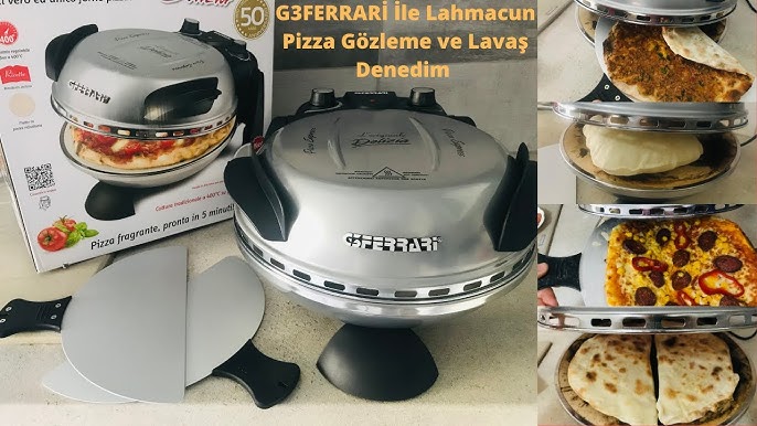 MOUTH-WATERING PIZZA IN 5 MINUTES WITH THE G3 FERRARI PIZZA OVEN 