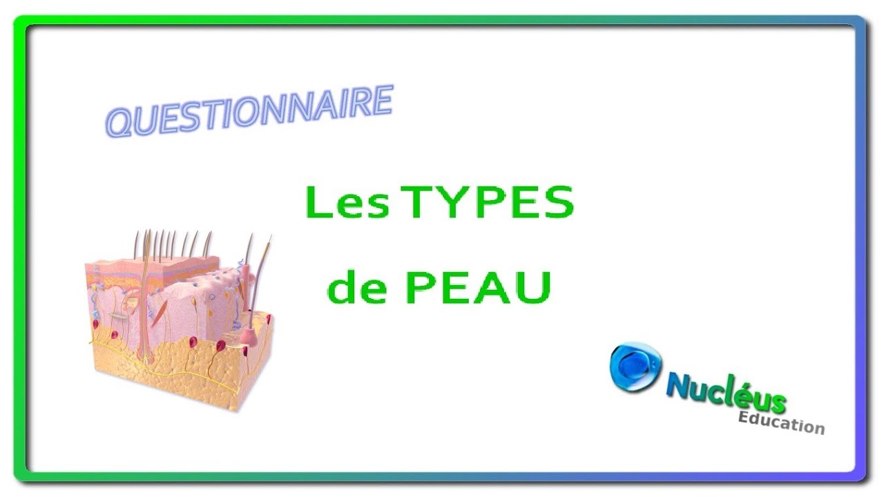 Quiz - Les types de peau