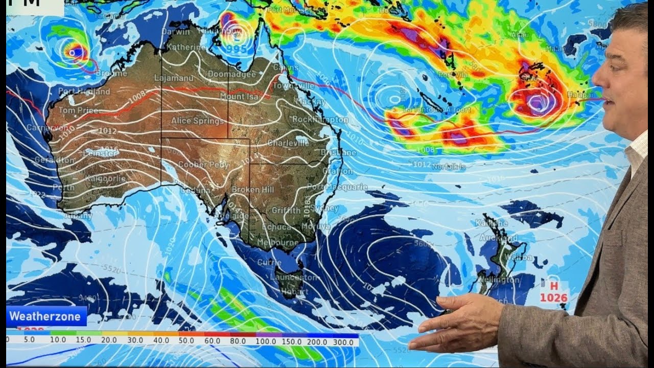 Australia 7 Day: Tropical Cyclone risk increases + eastern showers & WA ...
