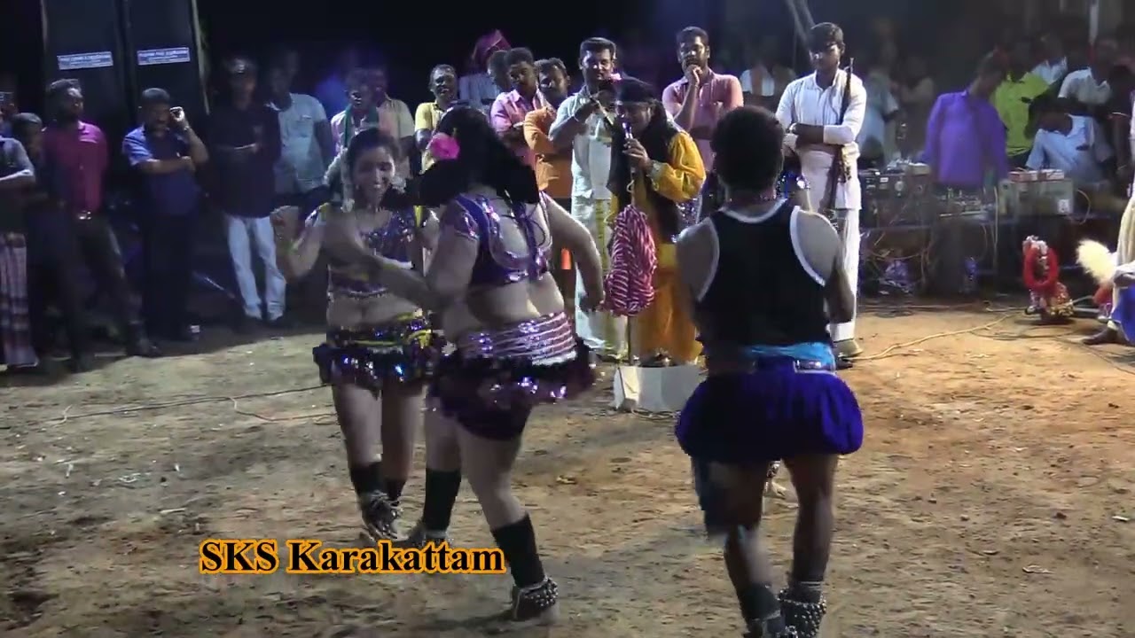 துவரங்குறிச்சியில் நடைபெறும் தஞ்சை சதீஷ் குழுவினர்கள் பங்கு பெறும் மாபெரும் கரகாட்டம் 2023 -பகுதி-1