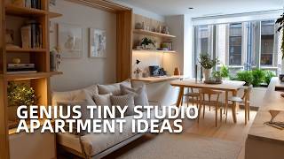Genius Tiny Studio Apartment Ideas to Maximize Every Inch