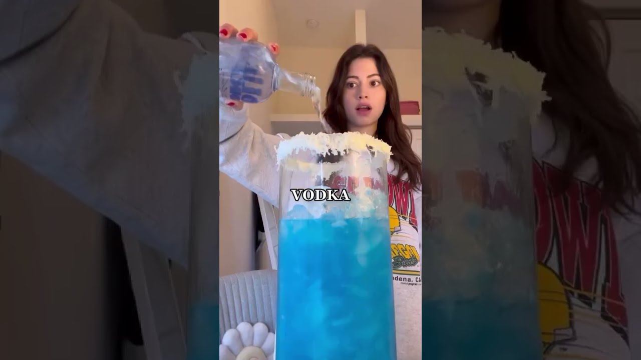 GIANT Jack Frost Cocktail!