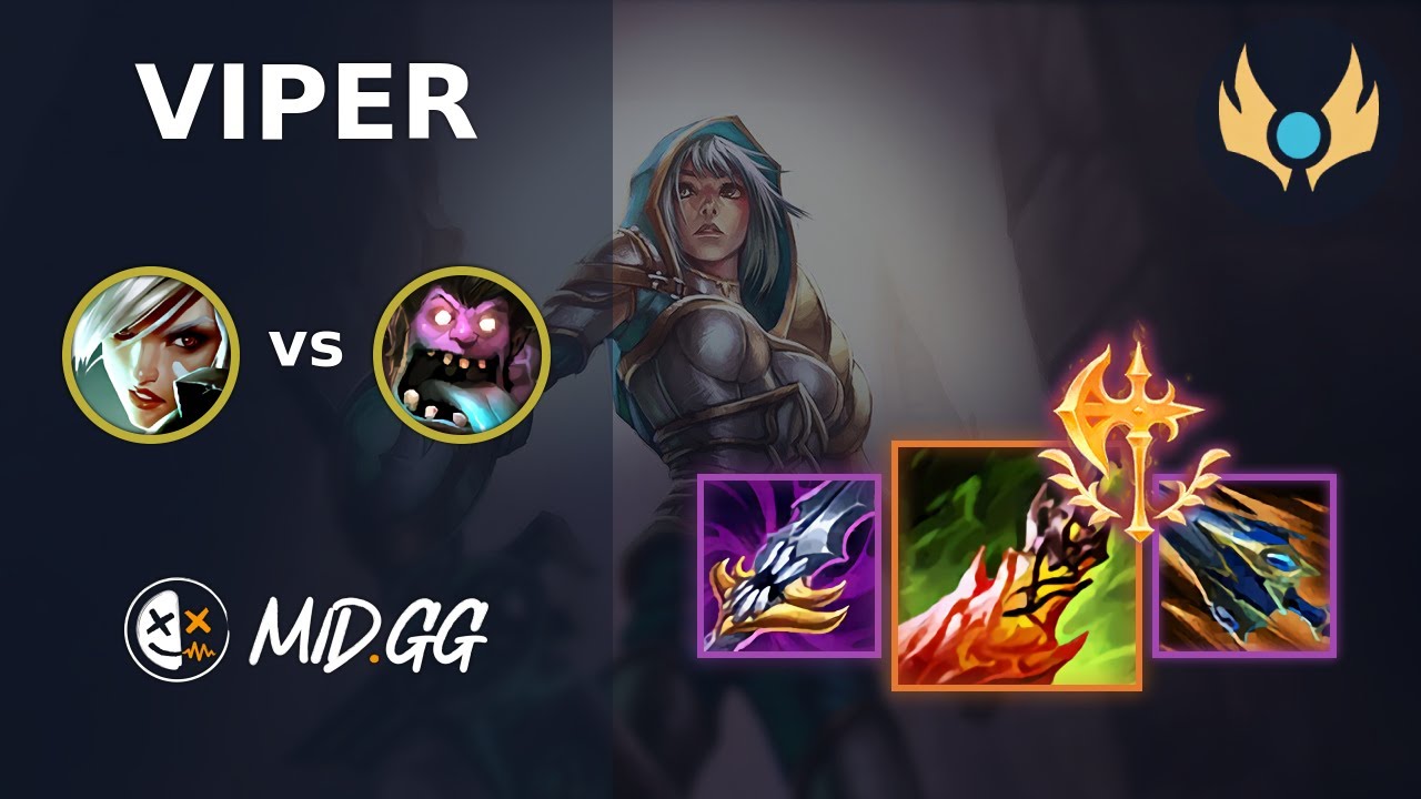 MID.GG: [ Viper ] Riven TOP vs Dr. Mundo | NA CHALLENGER | LOL Season 2025