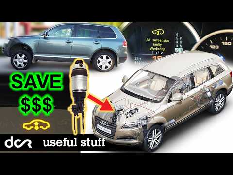 Leaking Air Suspension Repair Can Be Cheap! (Audi Q7, VW Touareg, Porsche Cayenne)