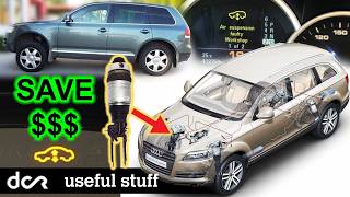 Leaking Air Suspension Repair Can Be Cheap! (Audi Q7, VW Touareg, Porsche Cayenne)
