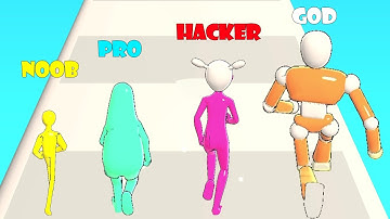 NOOB vs PRO vs HACKER vs GOD - Red Rover: Giant Rush