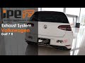 iPE \\\ Exhaust System Volkswagen Golf 7 R
