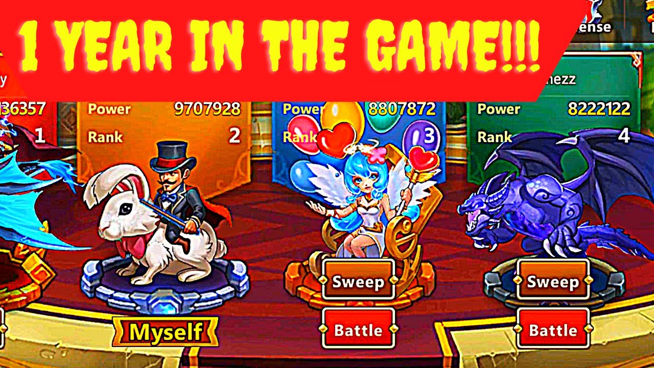 Era of Chaos: Let's take a look at my account after 1 year in the game!