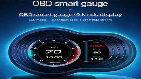 A must-have product! OBD2 Car HUD F9 OBD Head Up Display Auto Smart Car On-board Computer Gauge Di
