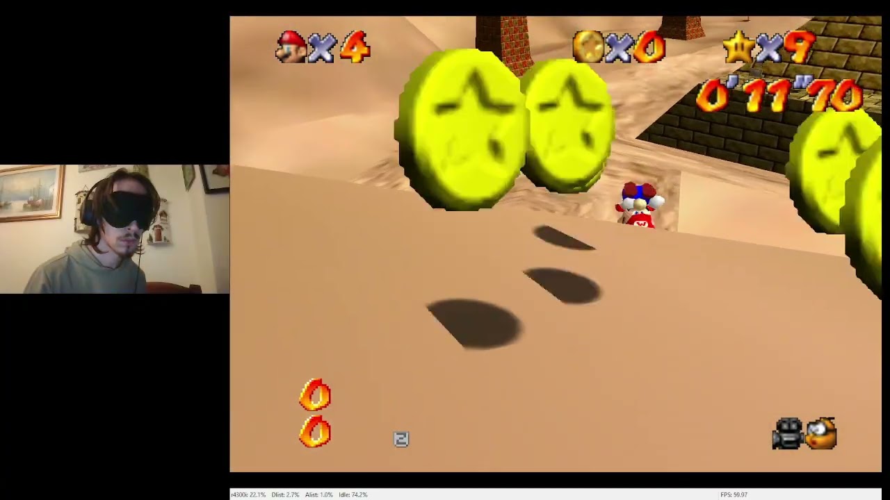 SM64 Blindfolded - Shining Atop The Pyramid