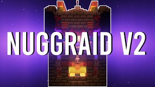Minecraft INSANE Stacking Raid Farm - 900K Items Per Hour! [NuggRaid V2]