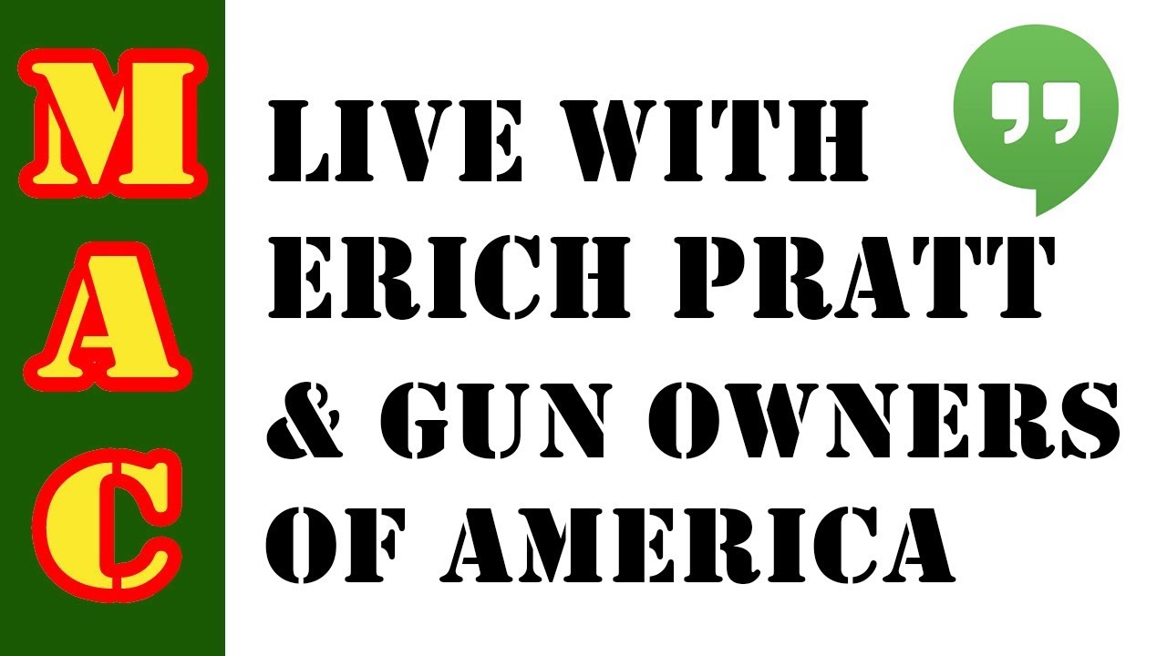 Live Chat with Erich Pratt of GOA! shooting in dc