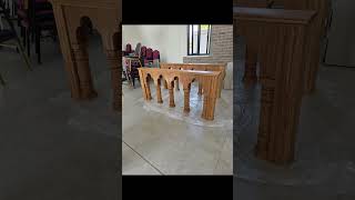 Crafting an Altar Rail from Scratch: #architecture#interiordesign #home #luxury #loveyourspace