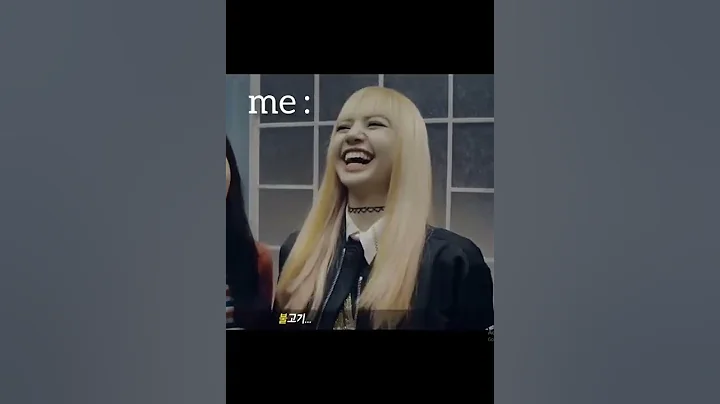 Lisa laughing politely watch till end  #lisa #blac...