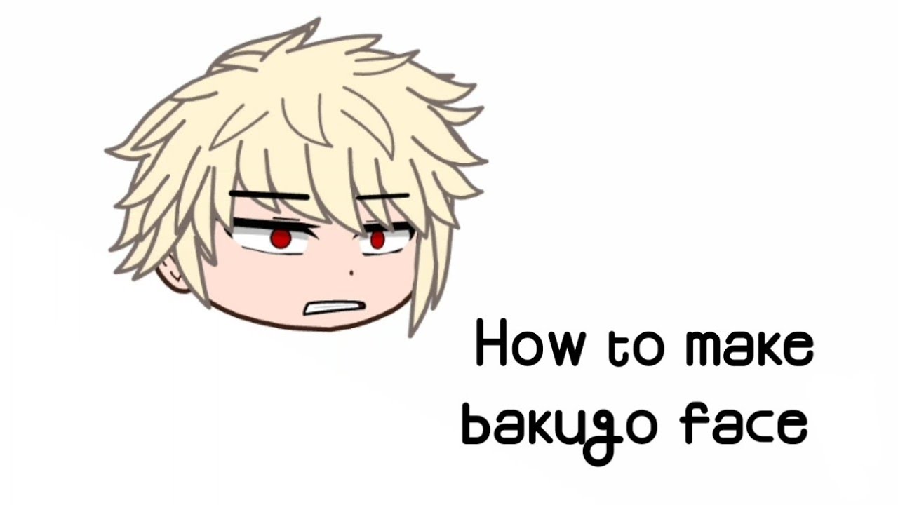 🍃, Tutorial de Katsuki Bakugo en Gacha Club, 🍃