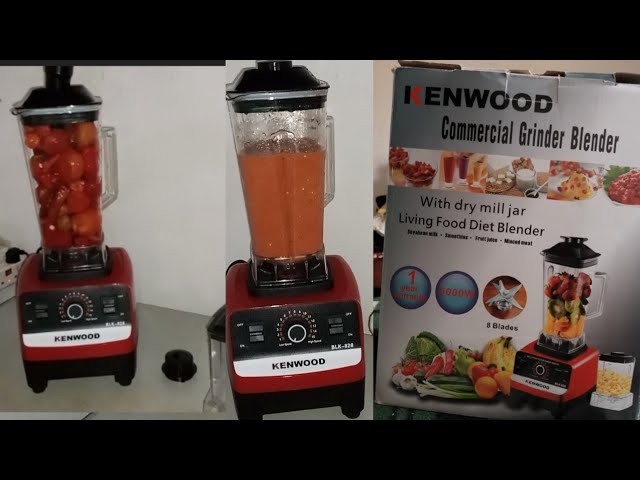 UNBOXING, REVIEW AND TESTING KENWOOD COMMERCIAL BLENDER FOR THE FIRST TIME.  