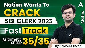 SBI Clerk 2023 | SBI Clerk Maths Arithmetic Questions | By Navneet Tiwari