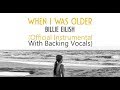 Billie Eilish - WHEN I WAS OLDER (Official Instrumental With Backing Vocals)