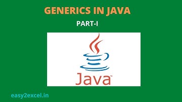 Generics in Java | Type Safety | Java Generics