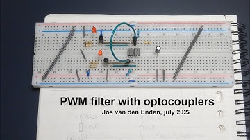 PWM filter with optocouplers