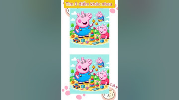 THỬ THÁCH TÌM 3 ĐIỂM KHÁC NHAU (22) #pawcat #quiz #thuthach #dovui #games