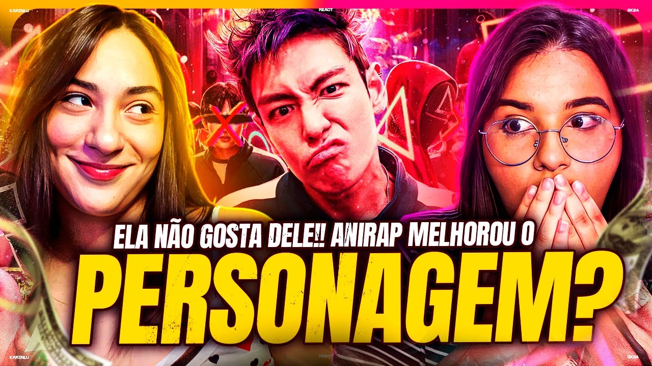 2 EM 1 - ♪ Thanos (Round 6) | Let's Go | AniRap‬ & Gi-hun | Papyrus Da Batata - KARINLU REACT